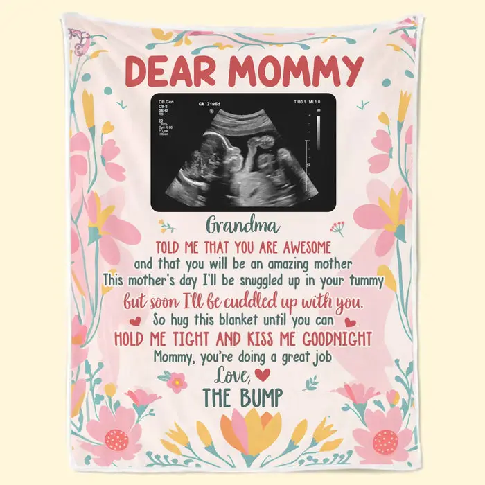 Custom-Made Photo Cuddled Up With You, My Little Bump ~ Baby Shower Gift, Gift For First Mom - Image 2