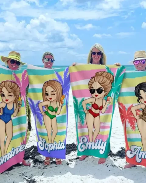 Tailored Eat, Beach, Sleep, Repeat ~ Summer Vacation Gift, Birthday Pool Party Gift For Best Friends, BFF, Sisters