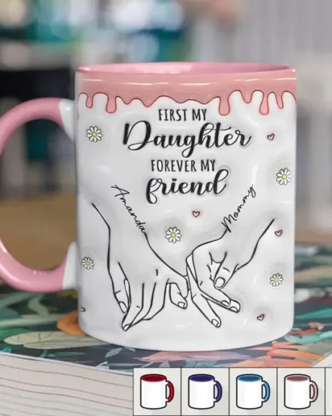 Tailored First My Mother Forever My Friend - Christmas Gift For Mom, Daughter, Grandchild