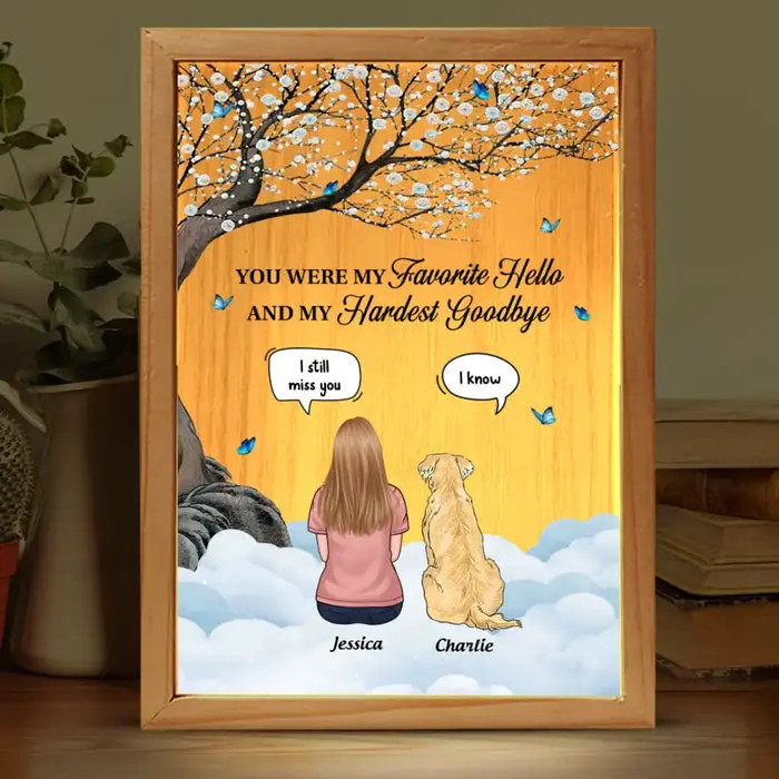 Bespoke You Left Paw Prints On My Heart ~ Sympathy Gift For Pet Owners, Pet Lovers - Image 2