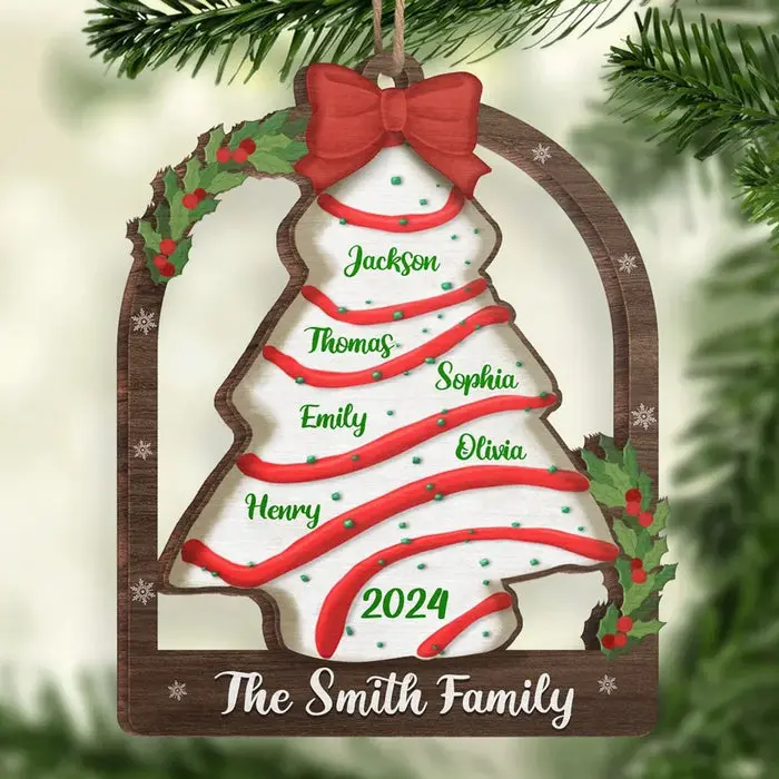 Custom-Made Every Christmas Tree Is A Treasure Trove Of MemoriesWood Custom Shaped - Christmas Gift For Family Members