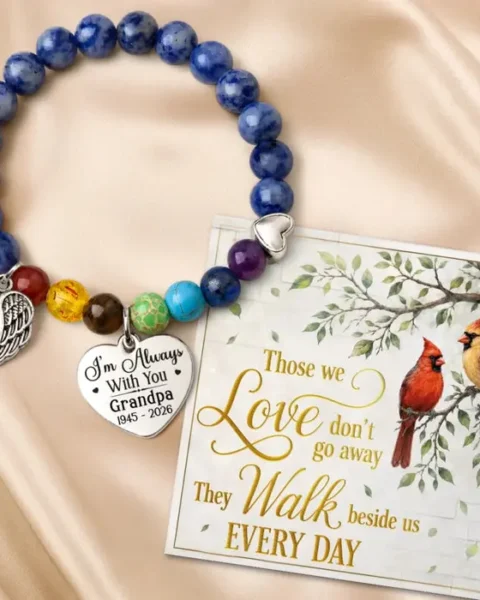Made-to-Order Photo Rainbow Bridge BraceletLove Knows No Goodbye