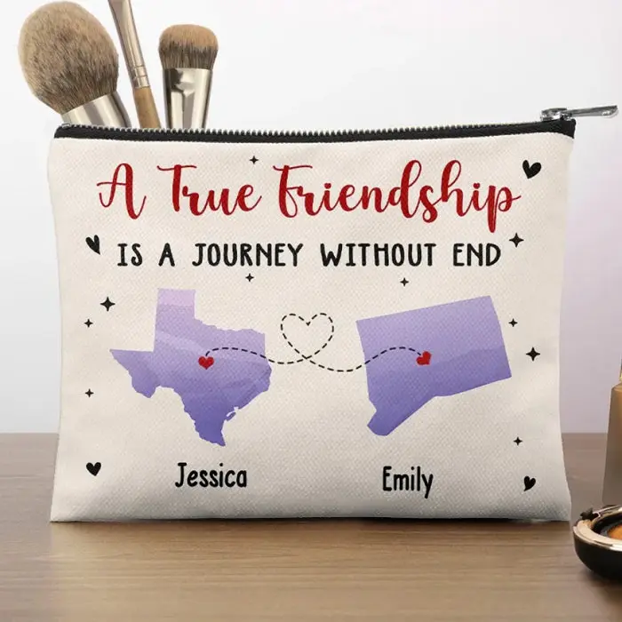 Bespoke True Friends Are Never Apart In Heart | Gift For Best Friends, BFF, Sisters