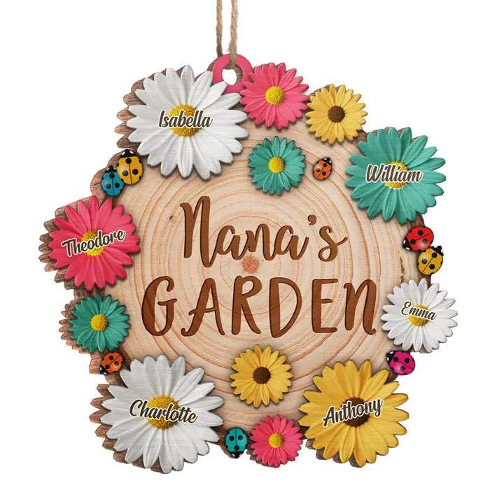 Bespoke Grandma's Flower Garden | Gift For Grandma, Grandparents, Christmas Gift - Image 2