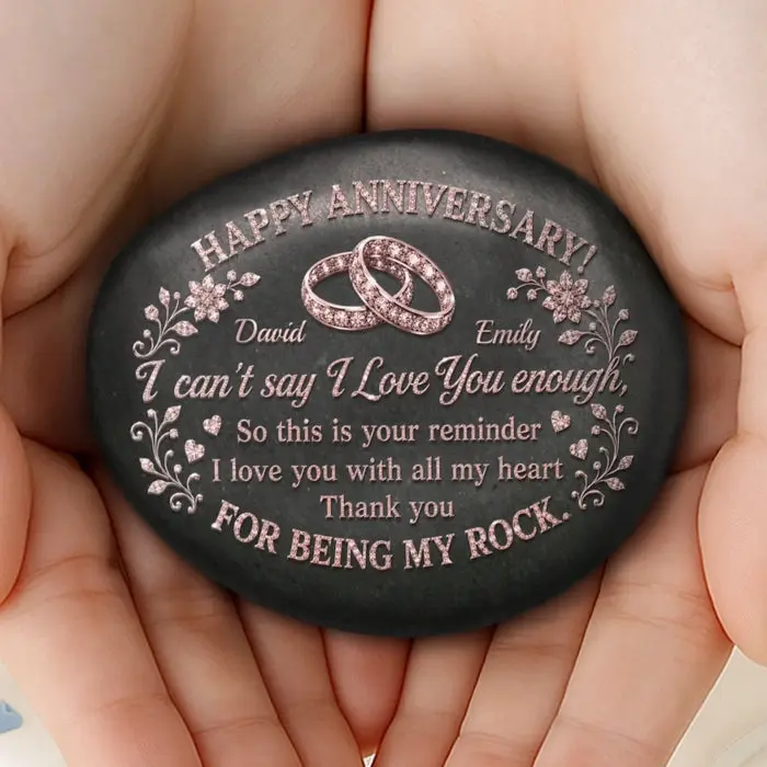 Custom-Made Printed Rock | Together Till The Very End - Image 2