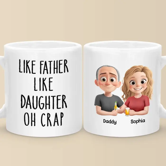 Made-to-Order Like Father, Like Daughter ~ Father's Day, Gift For Dad