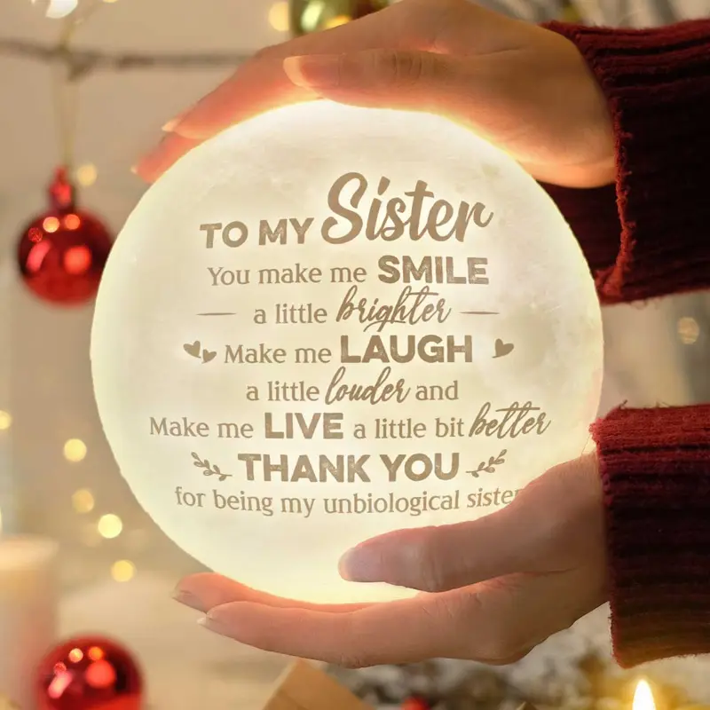 Bespoke To My Sister You Make Me Smile A Little Brighter ~ Gift For Bestie, Best Friend, Sister, Birthday Gift For Bestie And Friend, Christmas Gift