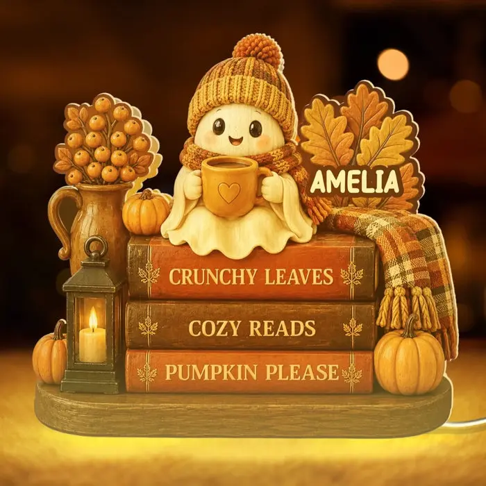 Made-to-Order Halloween Shaped Light Box - Frightful Tales Favorite Pages - Image 2