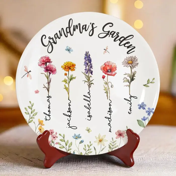 Personalized Where Every Petal Tells A StoryMother's Day, Gift For Mom, Grandma