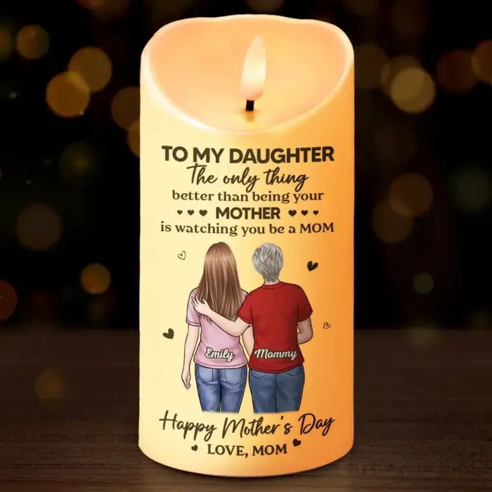 Made-to-Order Two Hearts Forever Connected ~ Mother's Day, Gift For Mom, Daughter
