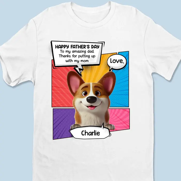 Custom-Made Dog Dad Of The Year | Father's Day, Gift For Dad, Pet Owners, Pet Lovers - Image 2