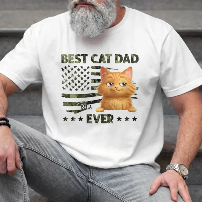 Personalized Unisex T-shirt, Premium T-shirt, Hoodie - Happiness Has Four Paws - Image 2
