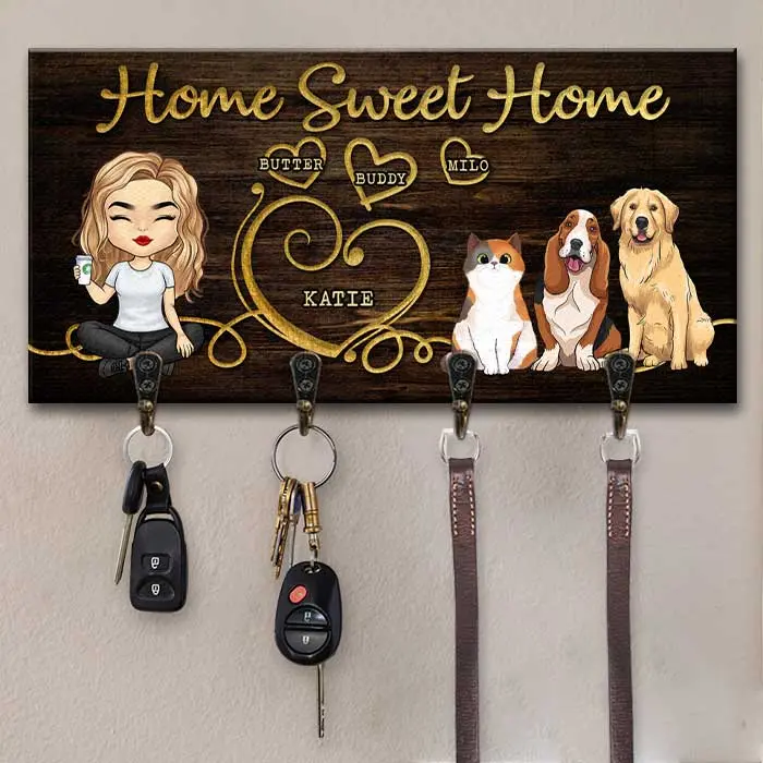 Tailored Home Sweet Home Single Parent With Kids & Pets - Gift For Family, Gift For Pet Lovers - Image 2