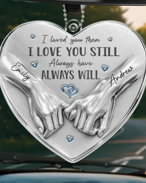 Made-to-Order Acrylic Car Ornament ~ We Choose Each Other Still
