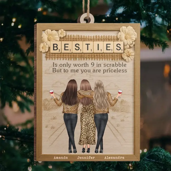 Tailored Wood Ornament - Your Presence Feels Like Home