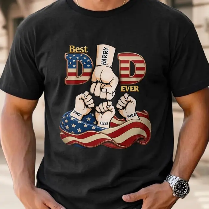 Personalized Unisex T-shirt, Premium T-shirt, Hoodie ~ Dad, Always My Anchor
