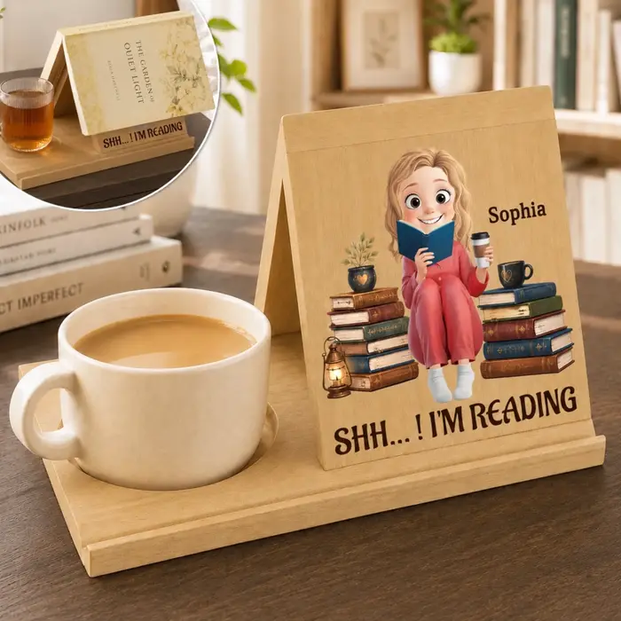 Bespoke Wooden Book Holder | Reading Feels Like Home