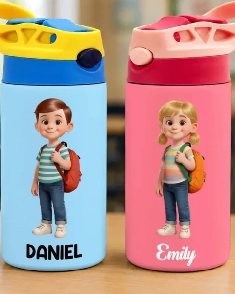 Tailored Kids Insulated Water Bottle ~ Ready To Learn
