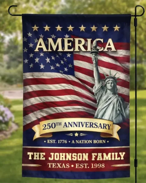 Custom-Made Flag ~ Family Is Forever Love