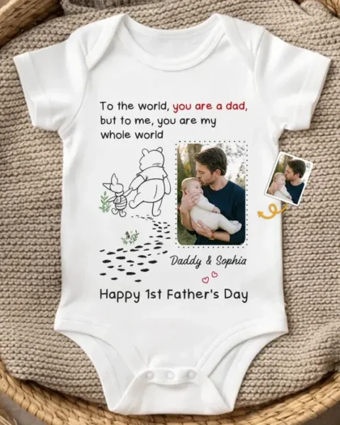 Made-to-Order Photo Baby Onesie - Together We Make a Family