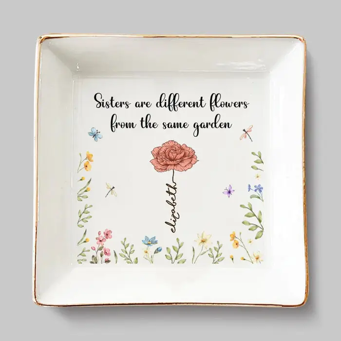 Tailored Sisters Are Different Flowers From The Same Garden - Christmas Gift For Best Friends, BFF, Sisters - Image 2