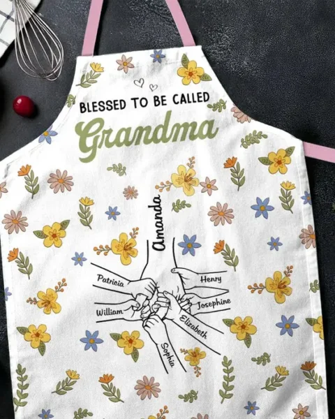 Bespoke Cooking With Love & Grandkids - Mother's Day, Gift For Mom, Grandma