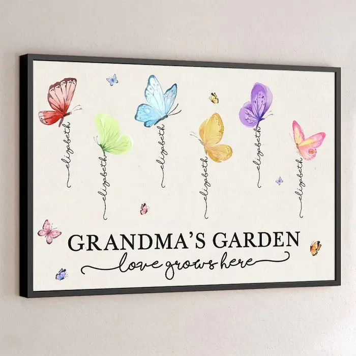 Tailored Love Grown In Grandma's Garden - Gift For Mom, Grandma