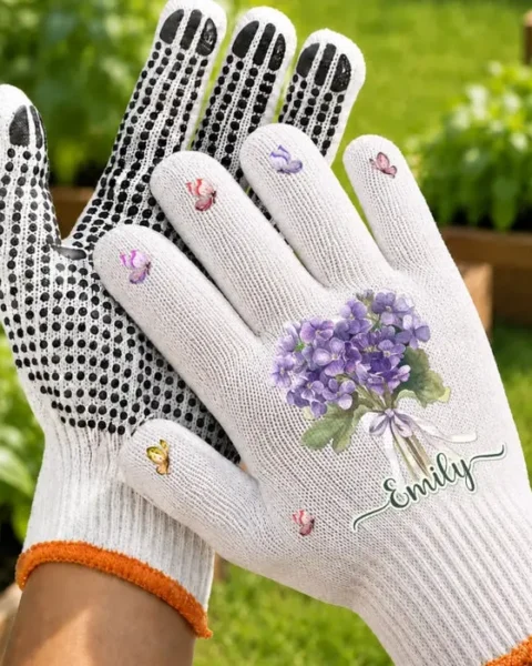 Bespoke Gardening Gloves - Gathering Sweet Summer Moments