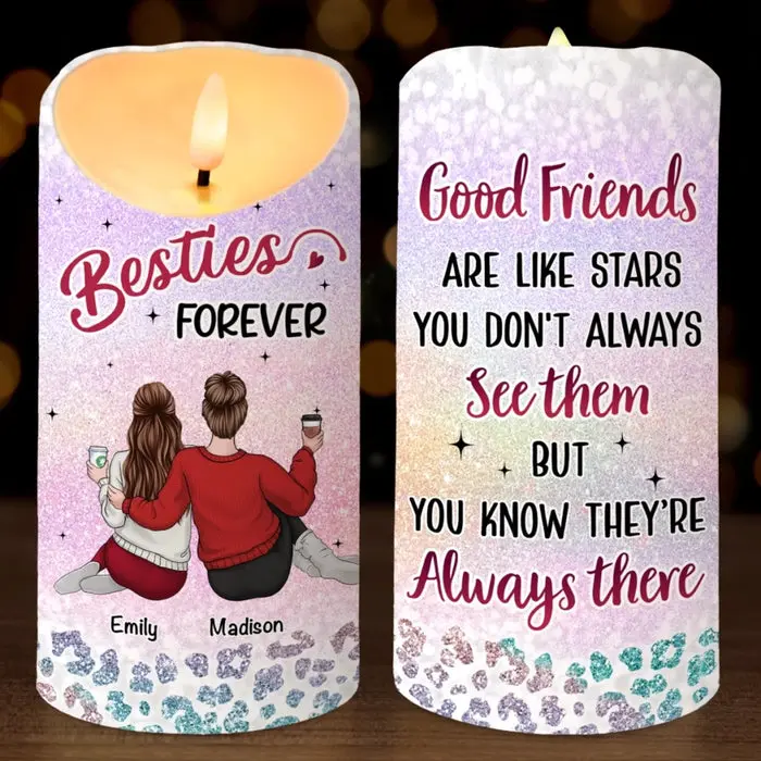Bespoke LED Candle - You And Me, Always Us