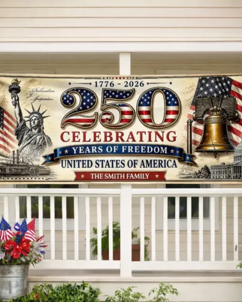 Bespoke Polyester Outdoor Banner - United Through Every Generation