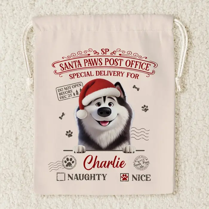 Tailored Favor Bag | Paws And Joy This Christmas - Image 2