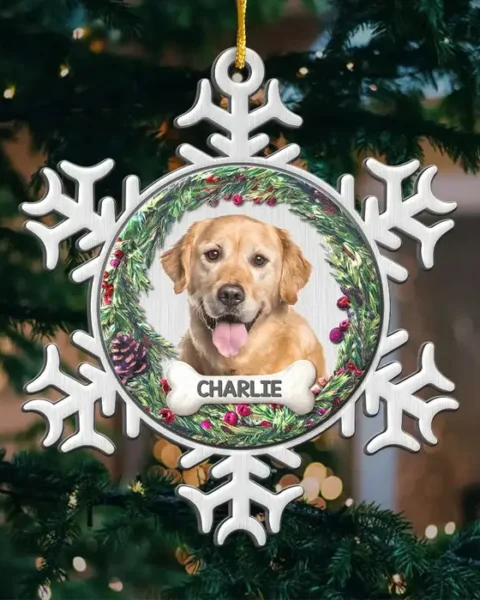 Personalized Photo Paws In Heaven, Forever In Our Hearts ~ Metal Custom Shaped - Sympathy Gift, Christmas Gift For Pet Owners, Pet Lovers