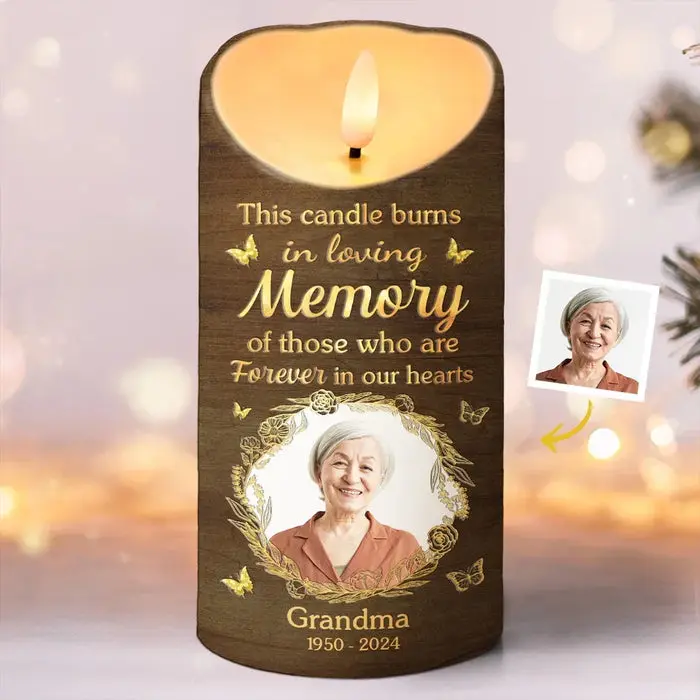 Personalized Photo Deeply Loved, Eternally Missed ~ Sympathy Gift, Christmas Gift For Family Members