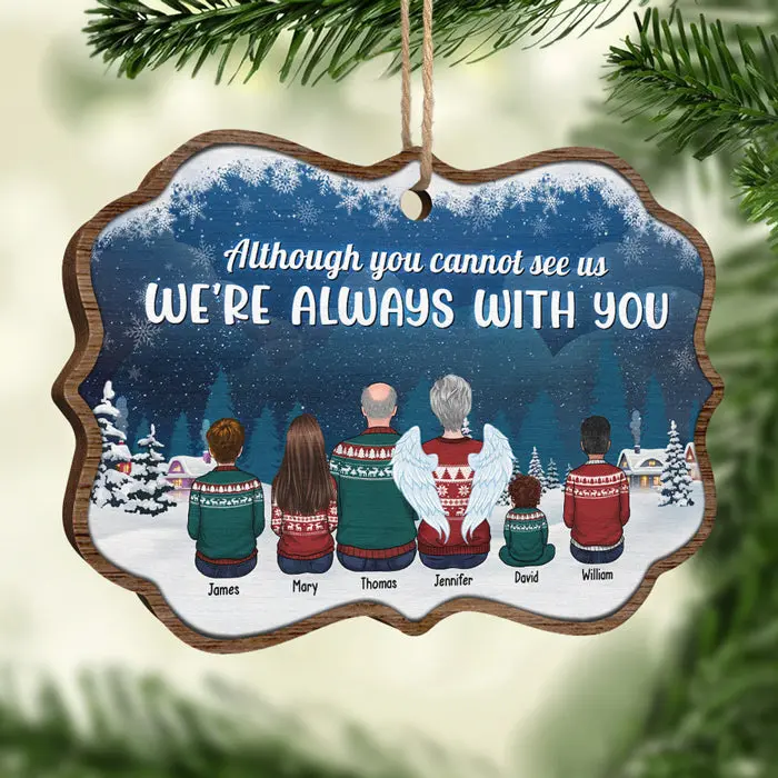 Bespoke We're Always With You | Memorial Gift, Sympathy Gift, Christmas Gift