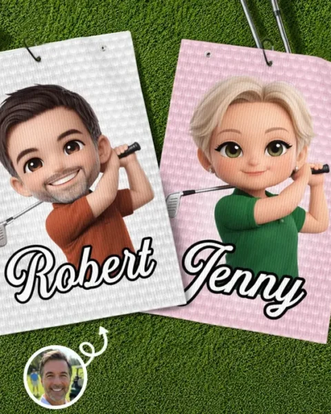 Tailored Photo Golf Towel - Life Needs Golf