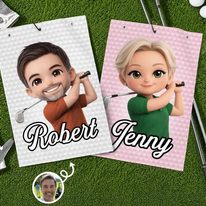Tailored Photo Golf Towel - Life Needs Golf