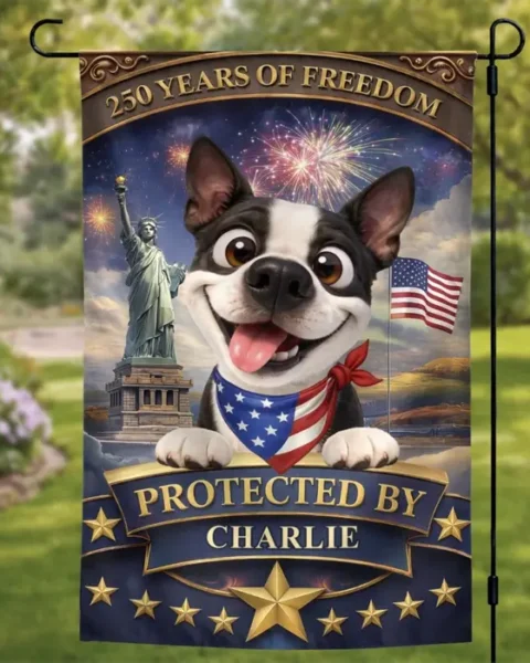 Tailored Flag ~ Stars, Stripes And Wagging Tails