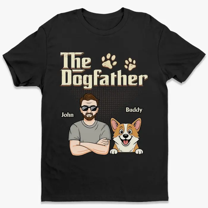 Personalized Unisex T-shirt, Premium T-shirt, Hoodie ~ The Real Boss Runs On Four Legs