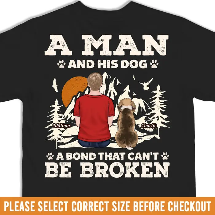 Made-to-Order Back Printed Unisex T-shirt, Premium T-shirt, Hoodie ~ My Hiking Buddy For Life - Image 2