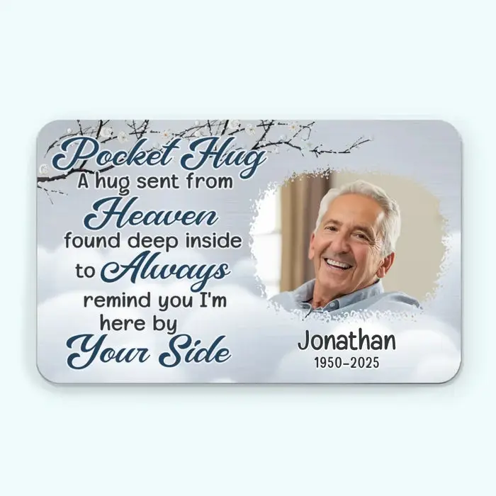 Custom-Made Photo A Hug Sent From Heaven ~ Sympathy Gift For Family Members - Image 2
