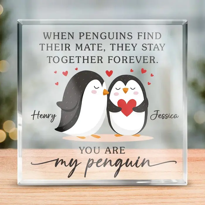 Bespoke I’ll Always Be Your Penguin - Gift For Husband Wife, Anniversary