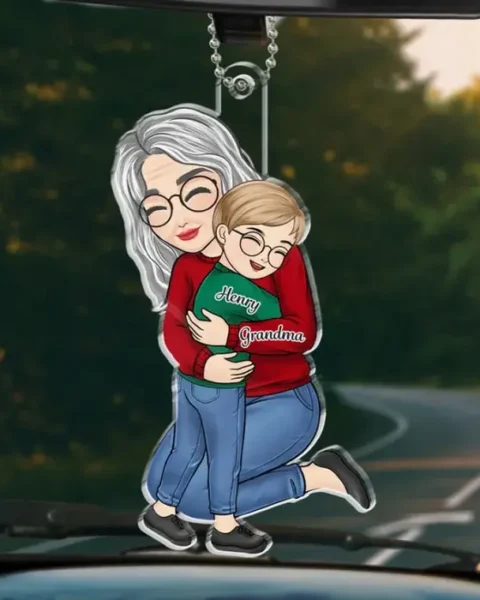 Made-to-Order A Little Bit Parent, A Little Bit Best Friend - Acrylic Custom Shaped - Gift For Grandma