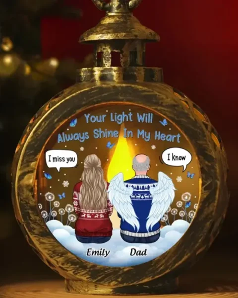 Personalized You Live On In Our Memories And Our Hearts ~ Sympathy Gift, Christmas Gift For Family Members