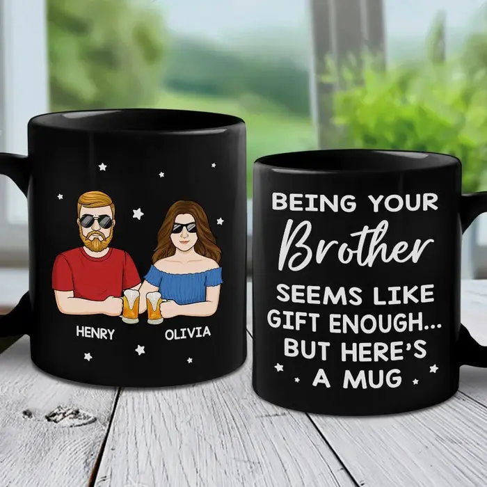 Made-to-Order There’s No Buddy Like A Brother | Gift For Family Members