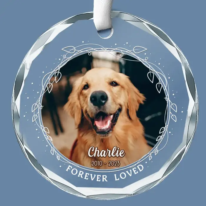 Personalized Photo My Heart Will Always Wear The Pawprints Left By You - Christmas Gift, Sympathy Gift For Pet Owners, Pet Lovers - Image 2