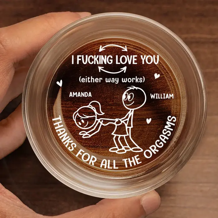 Custom-Made Whiskey Glass - My Favorite Person Since Always - Image 2