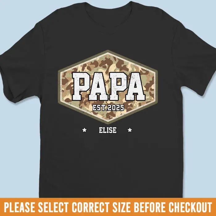 Bespoke Papa, Mission Never Ends - 4th Of July, Gift For Dad, Grandpa - Image 2