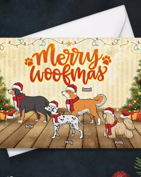 Made-to-Order Merry Woofmas ~ Christmas Gift For Pet Owners, Pet Lovers