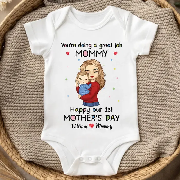 Bespoke The Best Job In The World, Being My Mommy | Mother's Day, Baby Shower Gift, Gift For First Mom