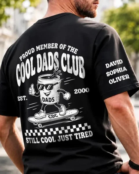 Custom-Made Back Printed ShirtStill Cool Just Tired